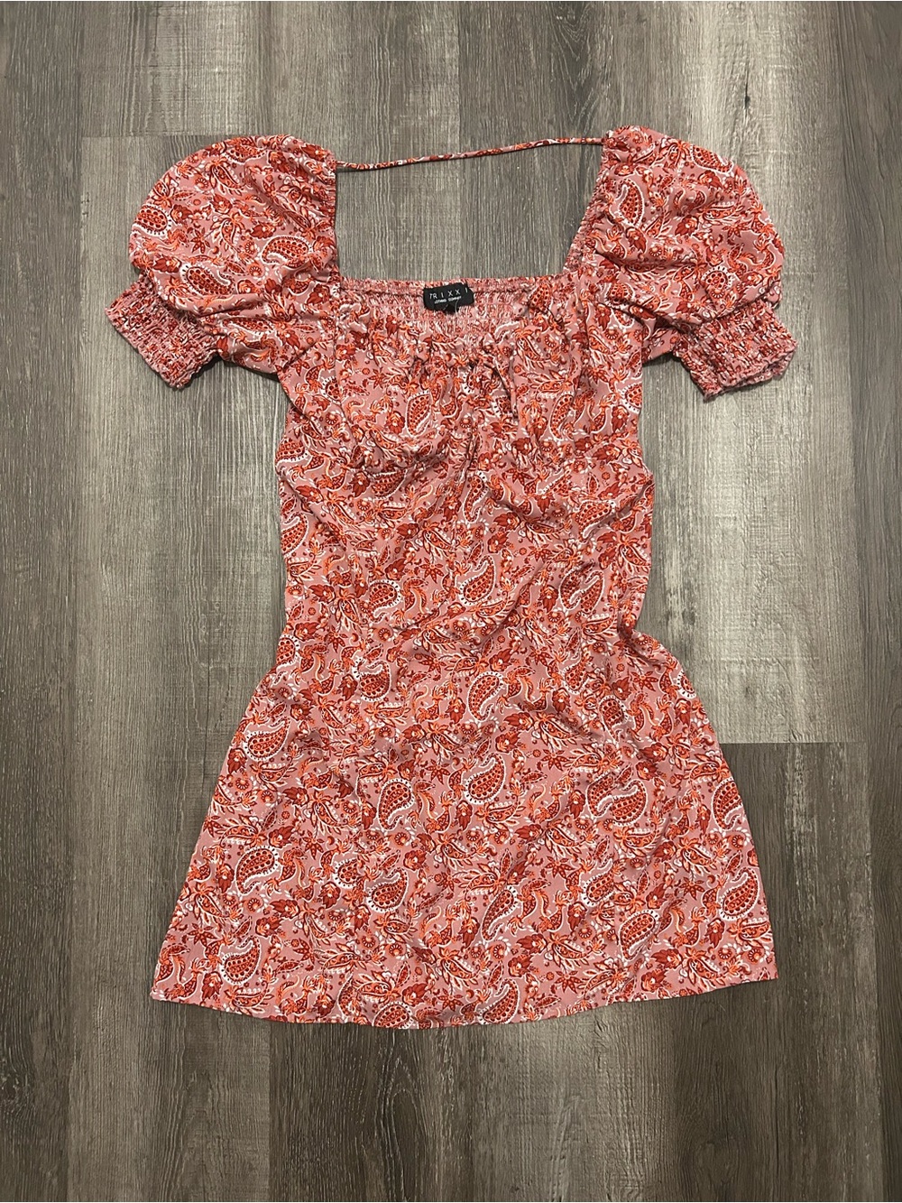 5/$25 NWOT Paisley Bustier Mini Dress